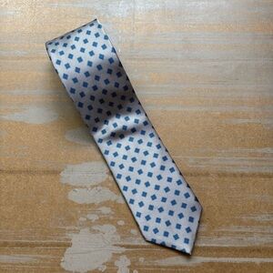 Dolcepunta 100% Silk Geometric Tie Made in Italy Work Wear Career